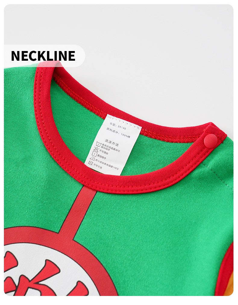 Bebês Meninos Manga Comprida Desenho Animado Cosplay Roupa Macacão Traje Romper Macacão Roupas Infantis Criança 100% Algodão Primavera e Outono