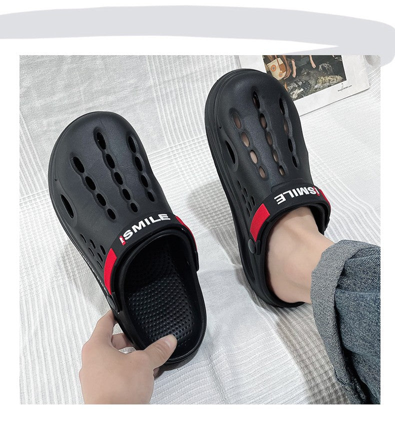 Big Size 47 Fashion Men Beach Sandals Outdoor Clogs Comfortable Indoor Slippers Trend Men Casual Shoes Home Garden Shoes Sandals