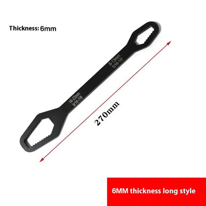 Chave Torx Universal para Carro 8-22mm Chave Autoajustável de Aperto Automático Chave Torx de Duas Pontas Chave Torx Ferramentas Manuais Novo