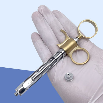 Seringa de Anestesia Odontológica Aspirante em Aço Inoxidável 1.8Ml Instrumento Odontológico Intraligamentar Revestido