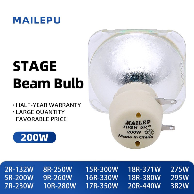 Stage Light 200W 5R / 7R 230W Metal Halide Lamp Moving Beam Lamp 230 Beam Platinum Metal Halogen Lamps Follow Spot