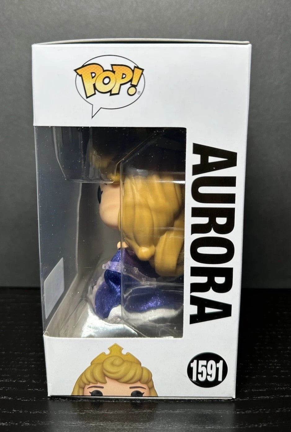 Pop! Disney Princesa Aurora (Diamond) #1591 Boneco de Ação Funko Colecionável Figuras de Vinil Modelo Brinquedos Estátua de Boneca Q Version Presentes