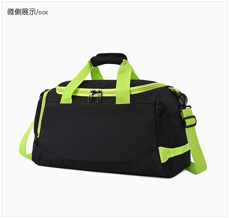 Personalized customized soccer bag logo with dry wet separation handbag luggage sports bag printed with logo pattern