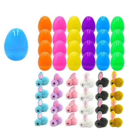 5-20Pcs Easter Egg Bunny Ornament Decoration Holiday Pinata Gift Bag Basket Fill Easter Birthday Party School Kindergarten Gift