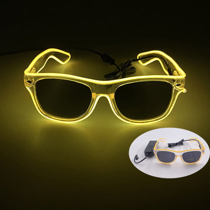 Halloween Funny Sunglasses Boys Girls Personalized Eyewear Alien Style Party Glasses Luminous Neon Light Flashing For Halloween