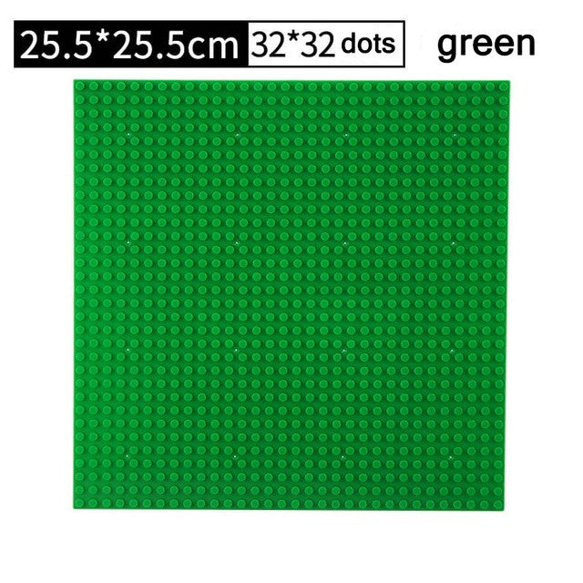 Placa de Base para Construção 32*32 Blocos de Montar Compatível com Todas as Marcas Cidade Rua Estrada Base Reta Cruzamento Curva Junção em T