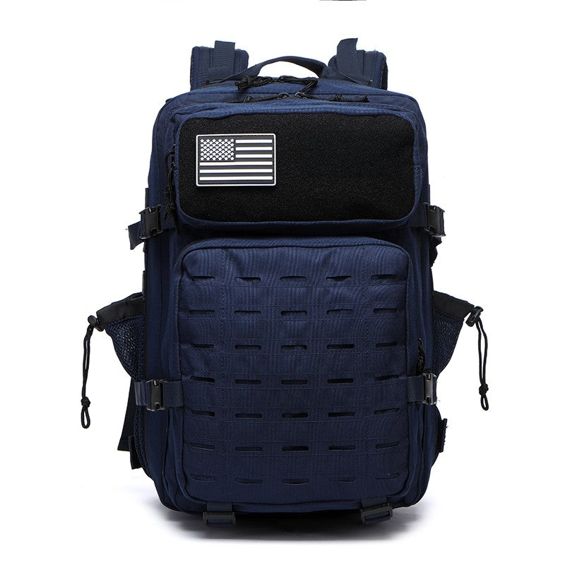 Mochila Impermeável 25L/50L com 2 Bolsos para Garrafas Academia Ao Ar Livre Viagem Caminhada Pesca Trekking Mochilas Bolsa para Notebook de 13 polegadas