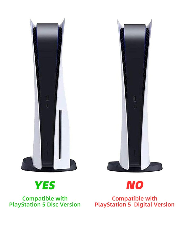 DATA FROG Replacement Plate Compatible with PS5 Disc Version Protective Hard Case Faceplate Shell For PS5