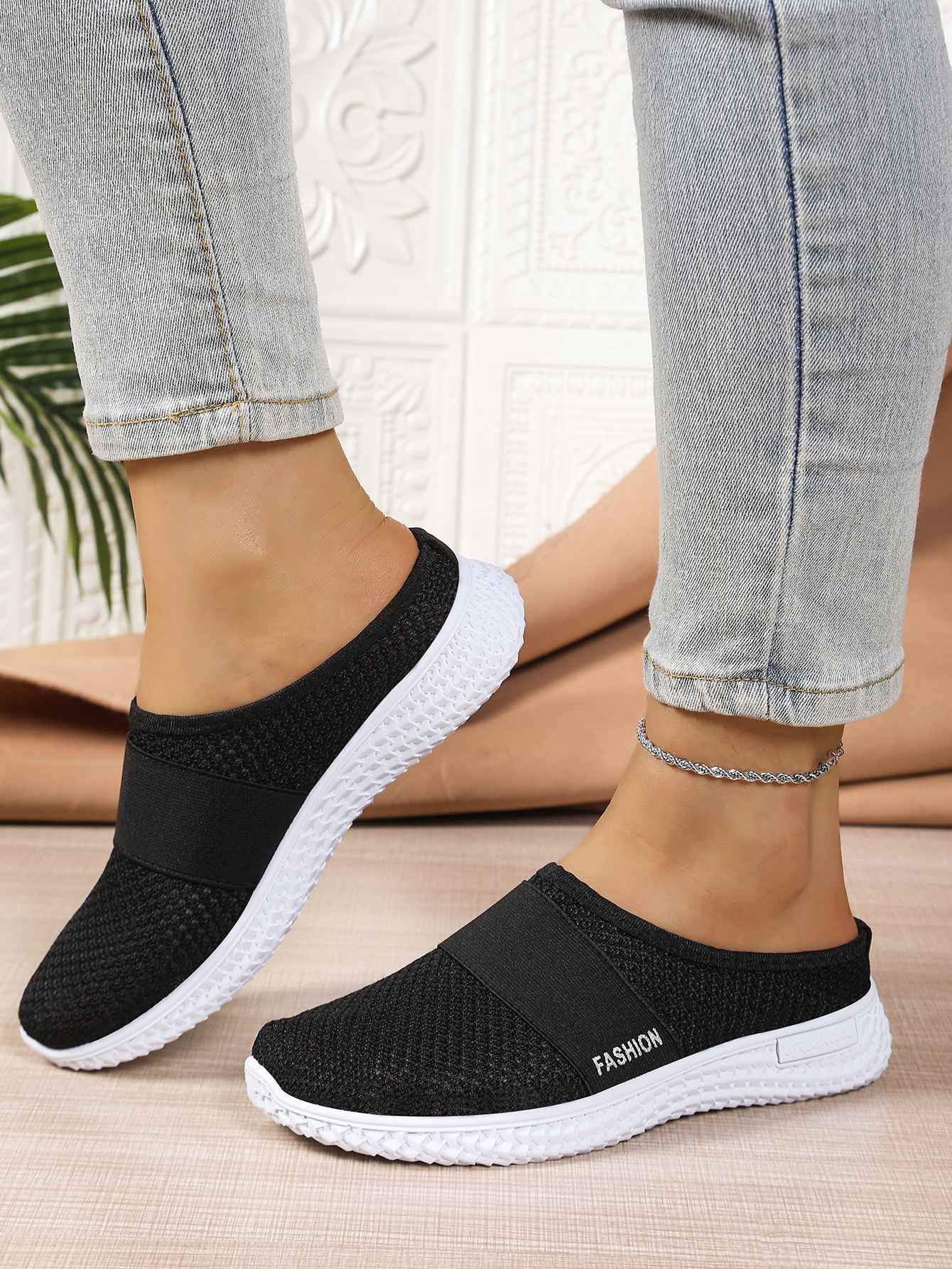 women's shoes Solid Color Mules,  women's summer shoes free shippiing shoes Slippers for women Comfortable and breathable