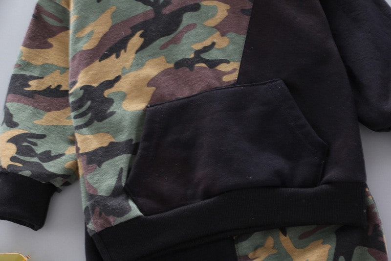 New Spring Autumn Children Clothing Baby Girl Clothes Boys Casual Hooded T-Shirt Pants 2Pcs/Sets Toddler Costume Kids Tracksuits