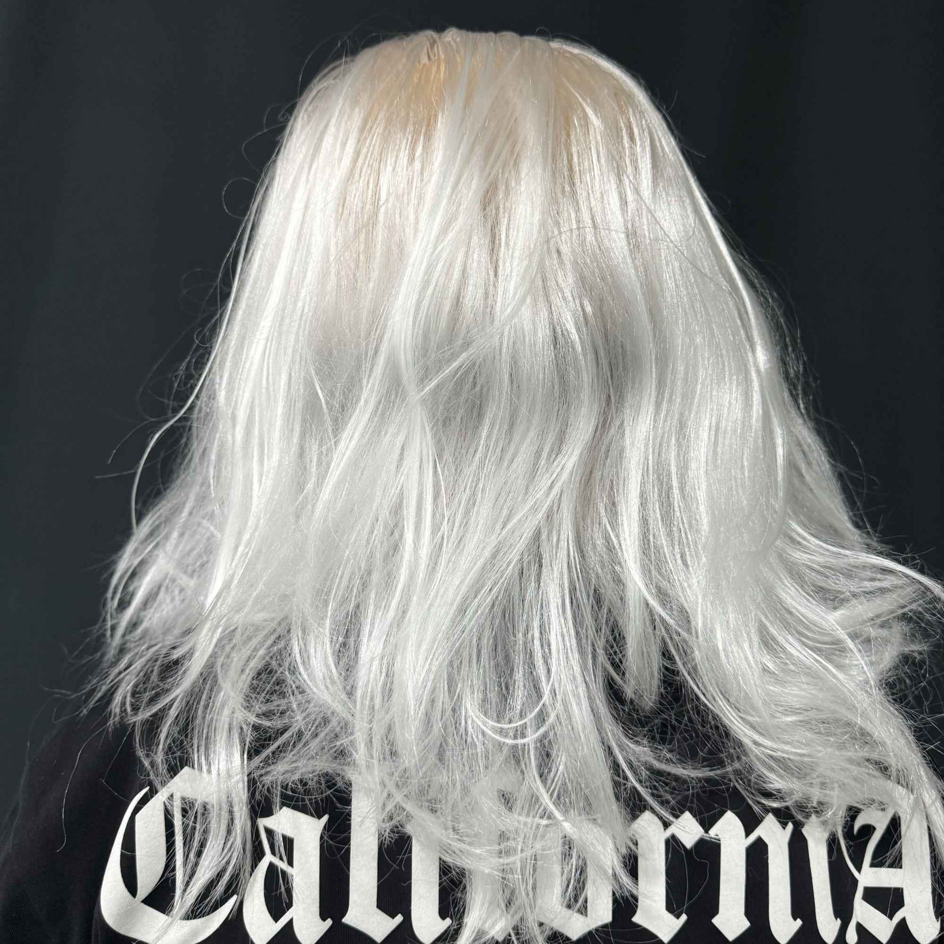 Realistic Old Man Latex Mask with Long White Hair & Mustache – Full Head Cosplay Helmet for Halloween Costume Party Props