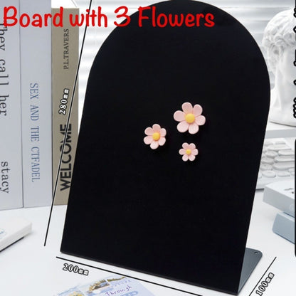 Creative Large Capacity Desktop Message Board Vertical Curved Storage Board Note Board Office Home Desktop Ornament