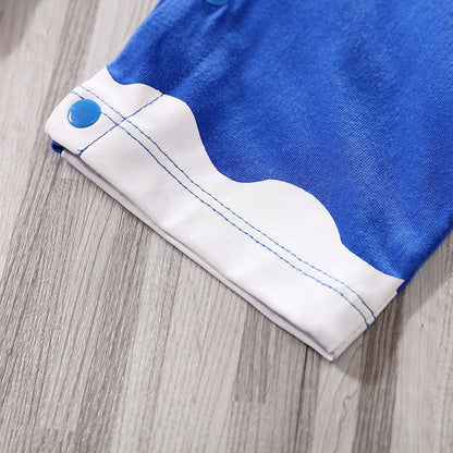 Newborn Clothing Handsome Anime Role Play Cotton Comfortable And Soft Summer Boys And Girls 0-18m Short Sleeved Baby Bodysuit