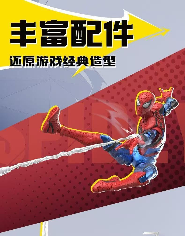 BLOKEES Classe Campeã Homem-Aranha Venom Kit Modelo Boneco de Ação Montável BLOKEES Boneco de Brinquedo Modelo Homem-Aranha Venom