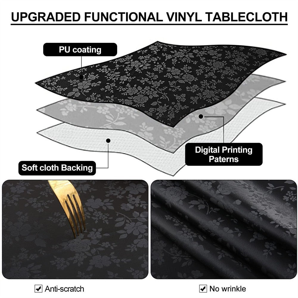 Olanly Waterproof Table Cloth Nordic Rectangular Tablecloth Round Tablecloth Non-slip Table Cover For Wedding Decor Dining Table