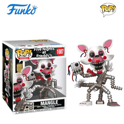 Funko Pop Mangle da Série Original Five Nights at Freddy's Boneco Articulado Withered Bonnie Modelo Freddy Edição Limitada Brinquedos de Presente
