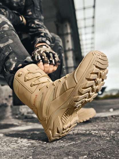 Botas de Caminhada Masculinas de Cano Alto, Casuais, Confortáveis e Quentes