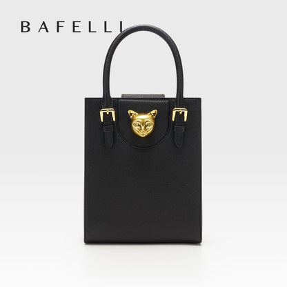 BAFELLI 2025 NEW WOMEN'S HANDBAG CAT LUXURY BRAND DESIGNER ORIGINAL STYLE TRENDING SHOULDER CASUAL BAGS MINI TOTE CROSSBODY