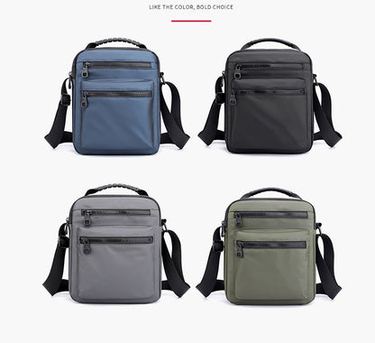 Man Classic Messenger Bag Men's Multifunction Shoulder Sling Pack Nylon Business Crossbody Flap Male Simple Handbags