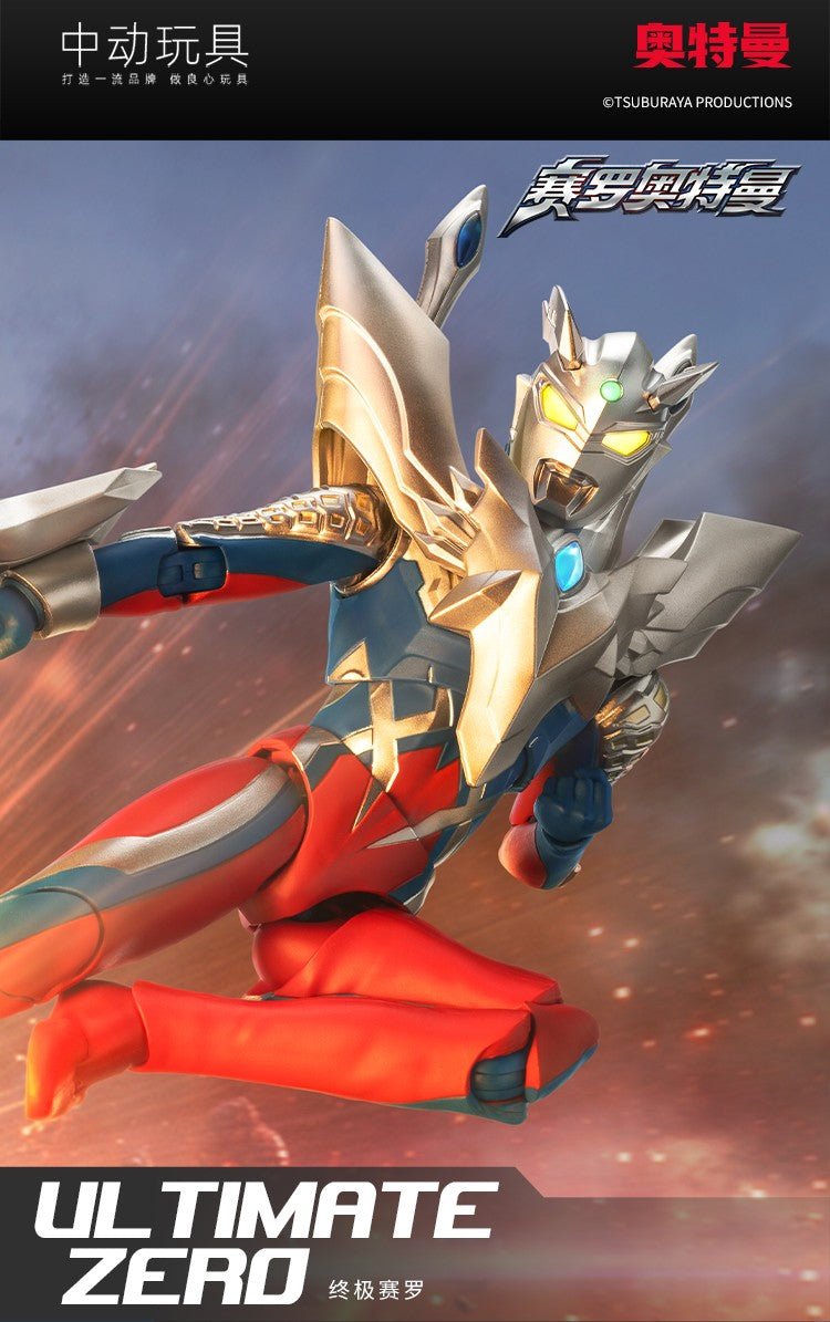 Boneco Articulado Ultraman ZD Toys Kotaro Higashi Terno Zero Terno Tiga Terno Ace Ultra Seven Ultraman Jack Modelo Colecionável Adulto
