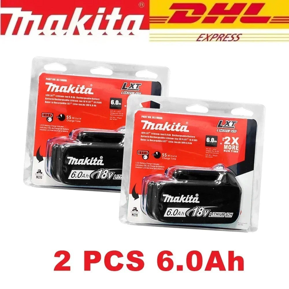 ??Bateria recarregável Makita 6.0Ah 18V 100% original para ferramentas elétricas Makita 18V BL1830 BL1830B BL1840 BL1840B BL1850 BL1850B