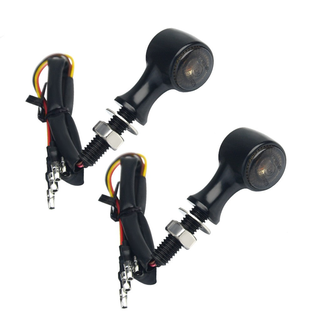 Luz de Seta LED 3 em 1 Café Racer Indicador Lanterna Freio Pisca para Harley Bobber Chopper Dyna Luzes de Moto