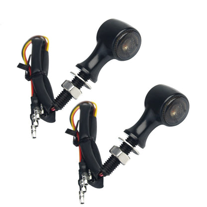 Luz de Seta LED 3 em 1 Café Racer Indicador Lanterna Freio Pisca para Harley Bobber Chopper Dyna Luzes de Moto