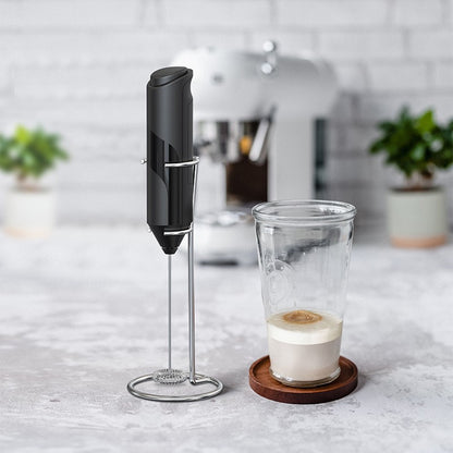 Portable Mini Electric Milk Frother Foamer Coffee Foam Egg Beater Cappuccino Stirrer Food Blender Kitchen with Stand Whisk Tools