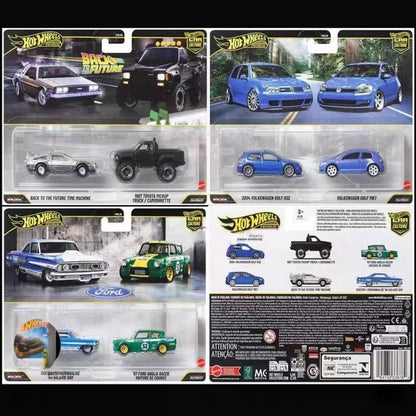 Hot Wheels 1:64 Hbl96 Car Culture Series Carros Modelo Terno de Dois Carros Liga Carro Modelo Toyota Customizar Brinquedo Colecionável Presentes de Aniversário