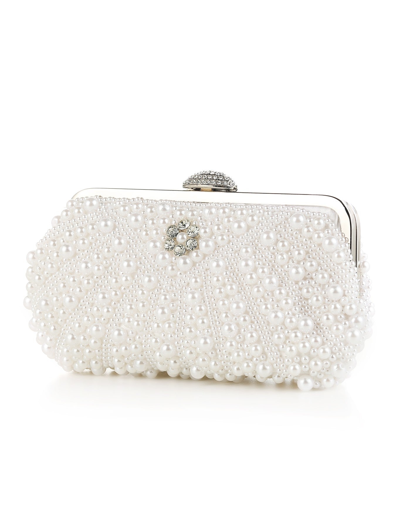 New handcrafted beaded shell pearl evening bag elegant socialite's handbag for outings gatherings and parties fashionable sin