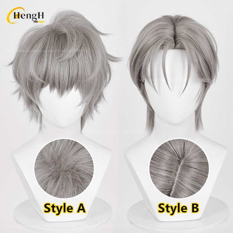 Em estoque Anime Till Ivan Luka Sua Mizi Perucas Sintéticas de Anime para Cosplay Cabelo Resistente ao Calor Perucas de Festa de Halloween + Touca de Peruca Grátis