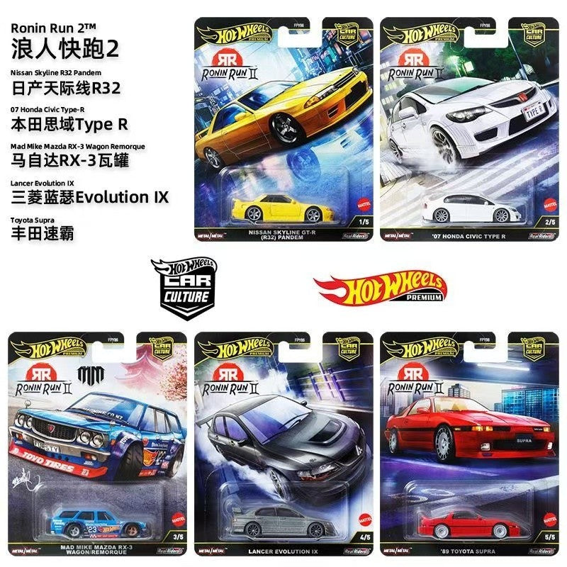 2026 Novo Mattel Hot Wheels Car Culture Fpy86 Timeless Classic Ferrari F50 Porsche Carrera Gt Nissan R34 Lfa Carrinho de Brinquedo Die-Cast Presente de Fim de Ano Modelo de Carro Colecionável Autêntico