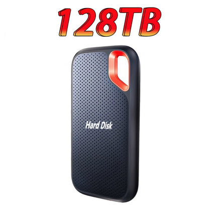 Portable SSD External Hard Drive 4TB USB3.2 Type-C External Storage Compatible with Laptop/PC/Mac Shockproof Plug&Play Hard Disk