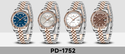 PAGANI DESIGN 2025 New Enamel Dial DD36 Luxury Silver Gold Automatic Watch For Men AR Sapphire crystal Mechanical Wristwatch Men