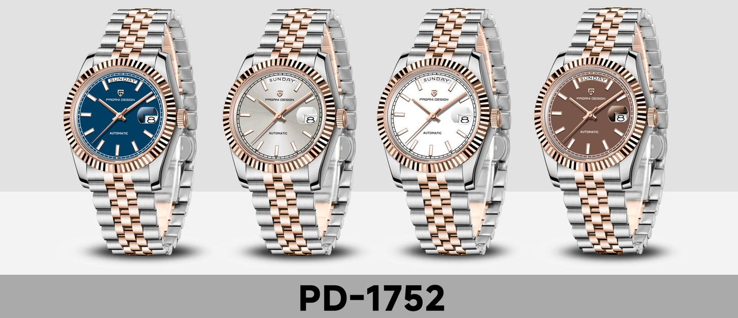 PAGANI DESIGN Men's Watches 2025 New Enamel Dial DD36 Automatic Watch Men Business Waterproof Mechanical Wristwatch For Men Gift