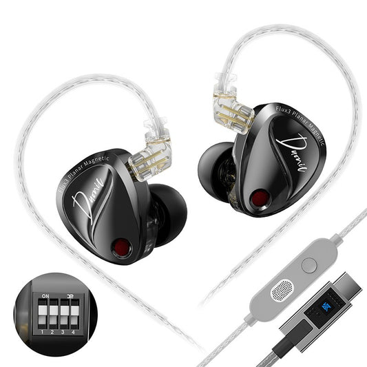 KZ Duonic HiFi Earphones with Super Stroke Three Magnetic Planar Driver HM Acoustic Tuning