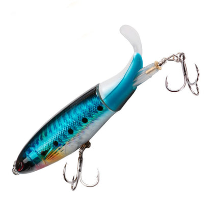 Iscas de Pesca Popper Propeller Topwater 13g Isca Artificial Hard Crankbait Wobblers Cauda Rotativa Acessórios de Pesca