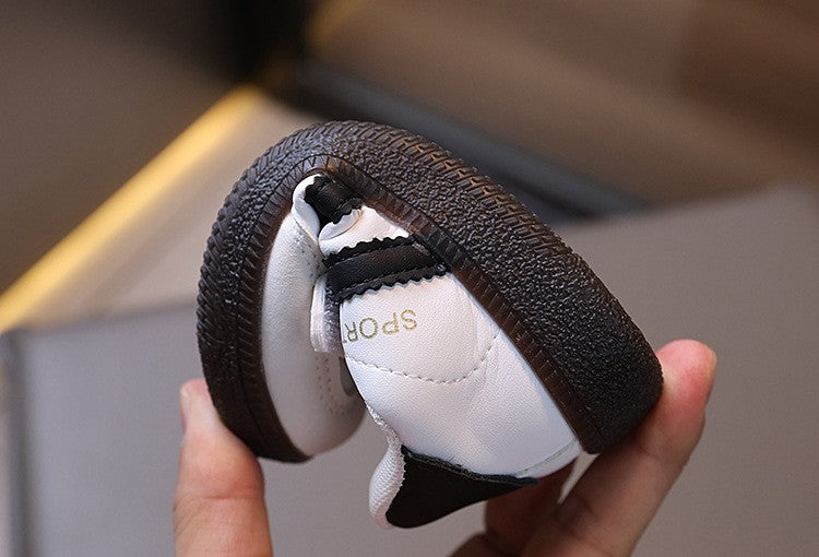 Toddler Baby Kids Fashion Design Walking Shoes Sneakers White Non-slip Casual Shoes Boys Girls Breathable Outdoor Sport Shoes