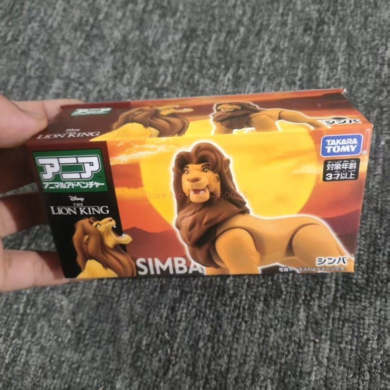 Original O Rei Leão Bonecos de Ação Adulto Simba Mufasa Scar Brinquedo Modelo Animal Simulação Movimento Articulado Presente Infantil