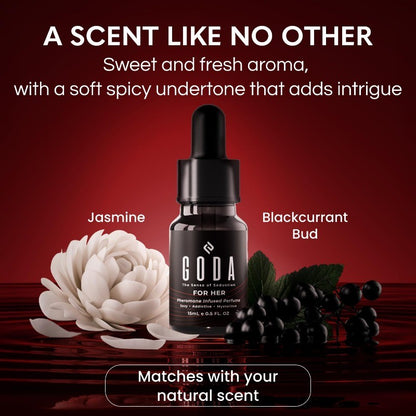 Perfume Feminino com Feromônios GODA Fragrâncias Femininas Originais de Longa Duração