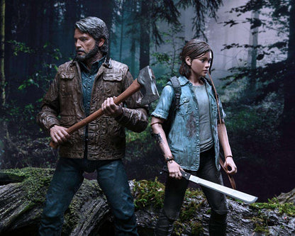 18cm NECA The Last Of Us Parte 2 Joel Ellie Com Arco Action Figure 2 pçs/set Modelo Brinquedo Articulado Presente de Natal Brinquedo Premium