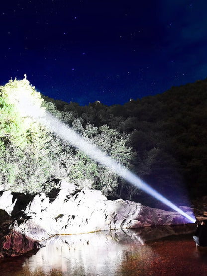2025 New 15000mAh XHP390 Flashlights 10000000LM Ultra Powerful Flashlight Zoom USB Rechargeable Lantern Outdoor Camping Torch