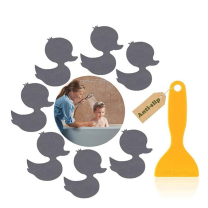 Anti Slip Bathtub Stickers Duck Shape Bathroom Flower Self-Adhesive Non Slip Bathtub Decals Stickers For Bath Shower