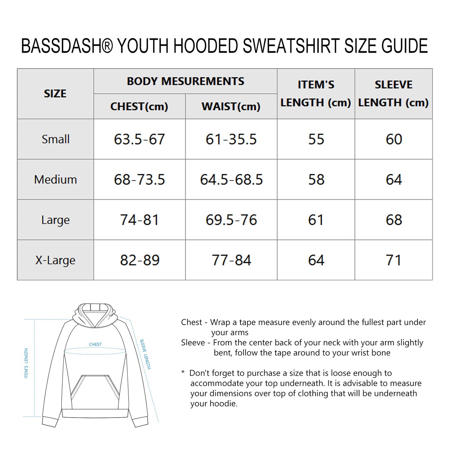 Moletom Infantil de Fleece Bassdash com Capuz e Máscara para Pesca, Resistente à Água, FS18Y
