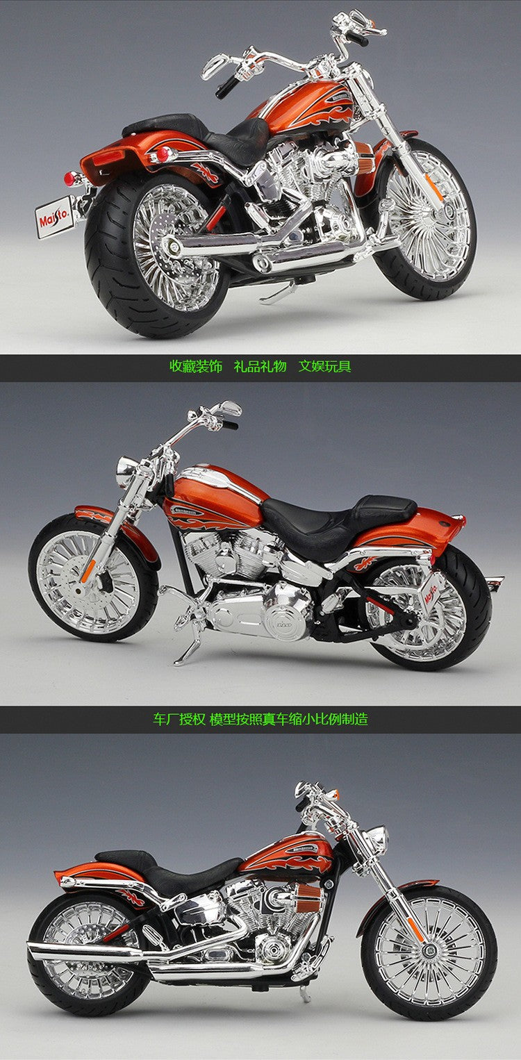 Maisto 1:12 Harley 2014 CVO BREAKOUT Moto Modelo de Metal Diecast