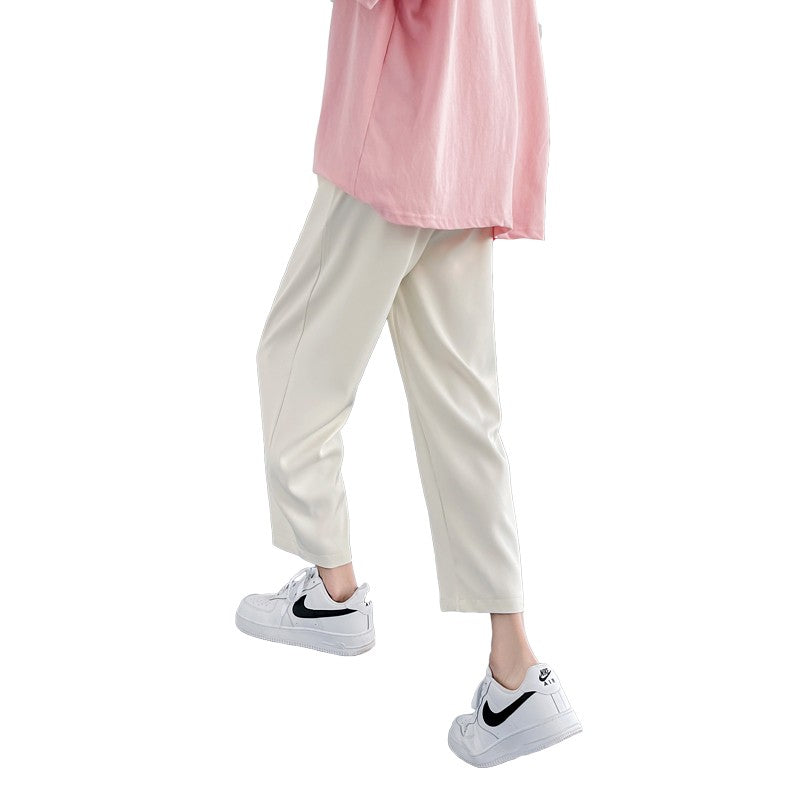 2025 Loose Men's Suit Solid Color Blazers Formal Office Pants Business Trousers Community Fashion Dress Korean Male Clothing X40