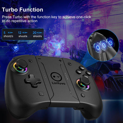 Wireless Bluetooth Controller For Nintendo Switch & OLED & Lite Gamepad Control Gaming Accessories Hall Game Pad Command Mando