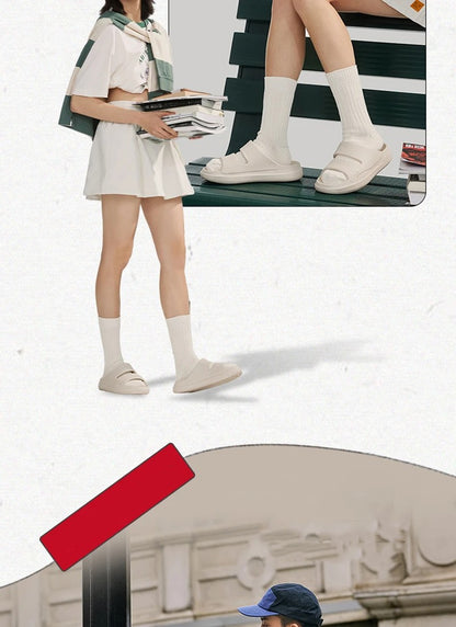 Li-Ning Unisex SOFT CLAP Slippers COMFOAM Rebound Breathable Lightweight LiNing Men Women Stylish Sandals AGAV017