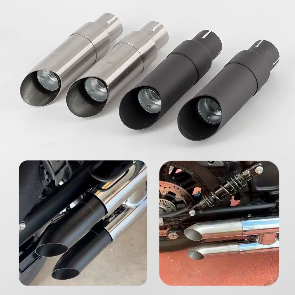 Motorcycle Slip-On Exhaust  Short GP exhaust Muffler With DB Killer Fits For Indian Scout Bobber Sixty Rogue Twenty 2015-2024