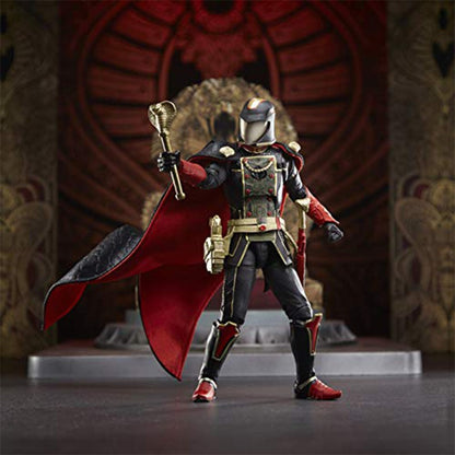 Boneco Articulado G.I. Joe Classified Series Snake Supreme Cobra Commander de 15 cm com Vários Acessórios Colecionáveis